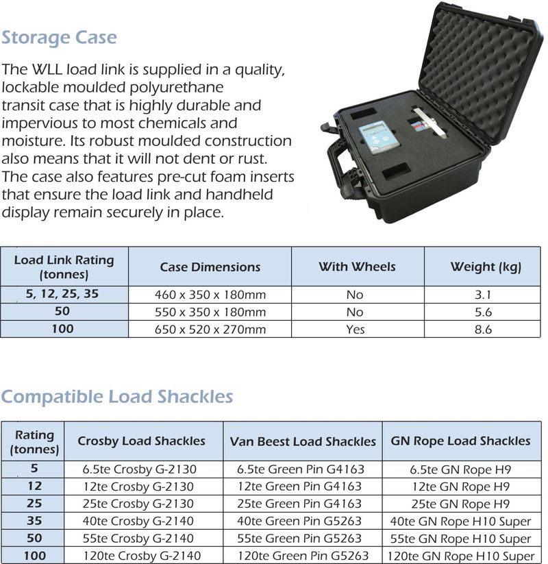 wll compatable load shackles